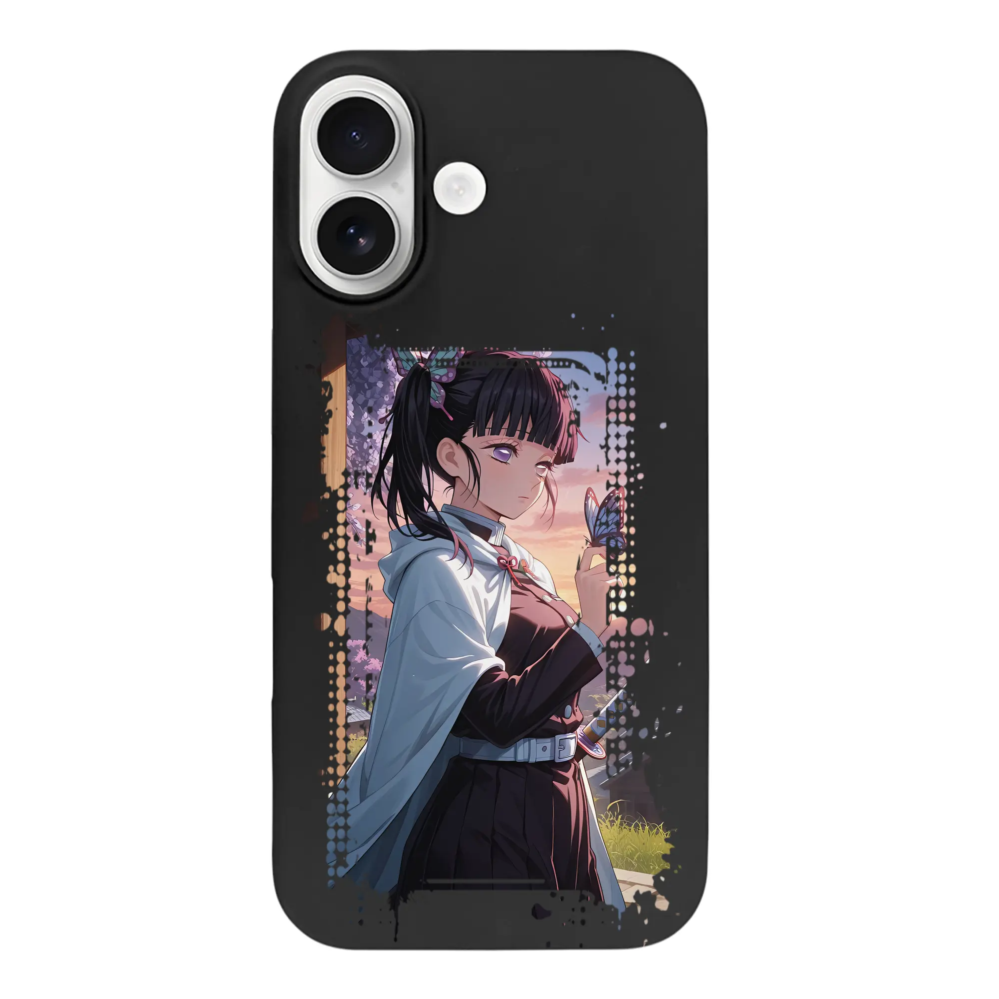 鬼滅の刃 グッズ,栗花落 カナヲ - iPhone 17 シリーズ シリコンケース 薄型 耐衝撃 指紋防止 ソフトタッチカバー 精密フィット 傷防止 保護ケース iPhone 17/17 Air/17 Pro/17 Pro Max 対応